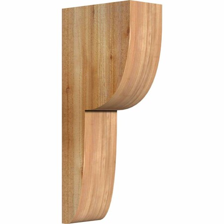 Ekena Millwork Crestline Rough Sawn Corbel, Western Red Cedar, 6"W x 12"D x 28"H COR06X12X28CRE00RWR